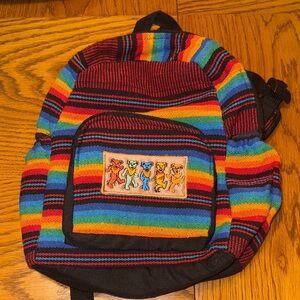 Grateful Dead Inspired Mini Backpack